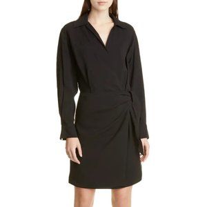 VINCE - Long Sleeve Wrap Front Dress NWT